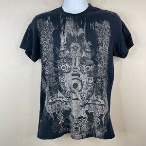 Marc Ecko VTG Indie Skeleton Band Shirt S Distressed Skater Skull Grunge Punk